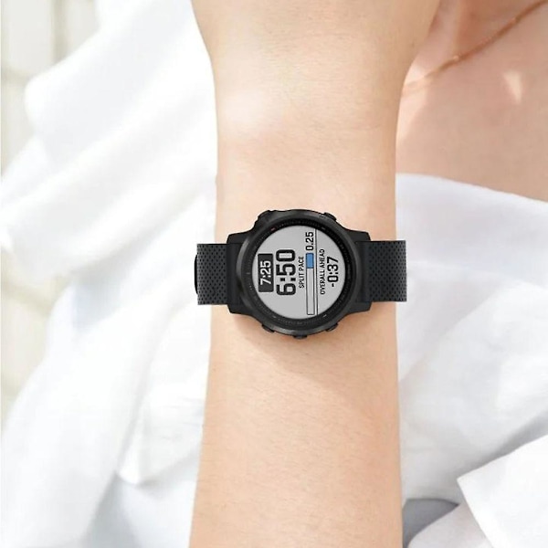 KLB-YDGJ-001 Til Garmin Fenix 7S / Fenix 7S Pro Urrem 20mm Dot Texture Silikone Urrem Red