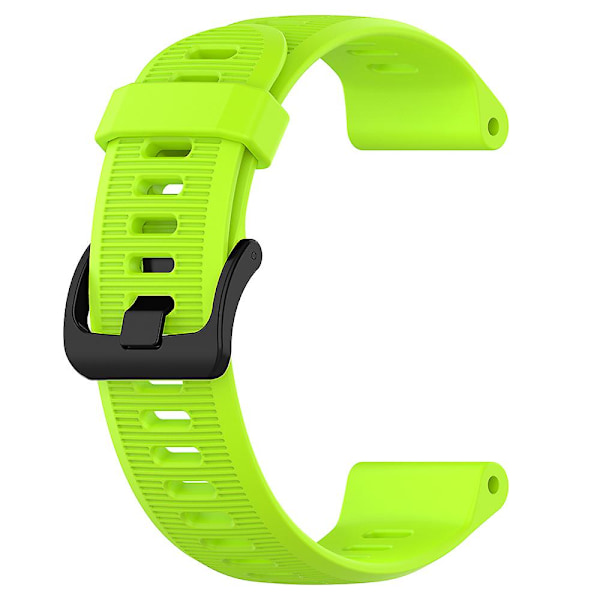 For Garmin Forerunner 945/ 935 Udskiftning Rem Stål Spænde Tekstureret Silikone Urrem Lime