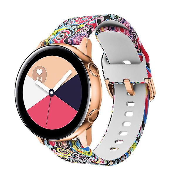 20mm ranneke Samsung Galaxy Watch Active -rannekkeelle, solkityyppinen rannekoru D Samsung Galaxy Watch A
