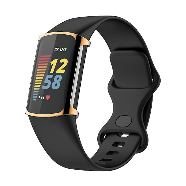 Tpu för skal helskärms skyddshölje för-fitbit Charge 5 skyddande C