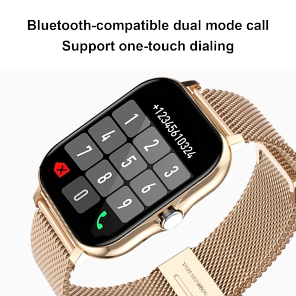 Smartwatch Y13, Bt Opkald Skridttælling Til Ios (Sølv)