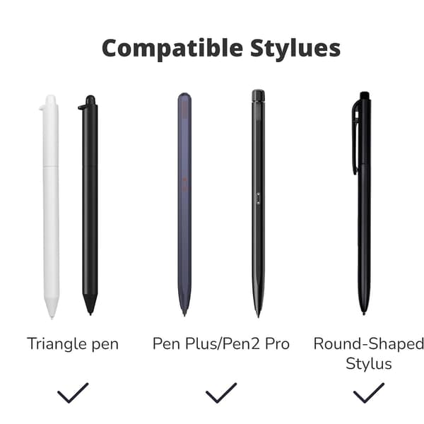 Ersättningsspetsar - 5-pack med borttagare för Boox Pen Plus, Pen2 Pro, Max Lumi2, Note Air2, Note5