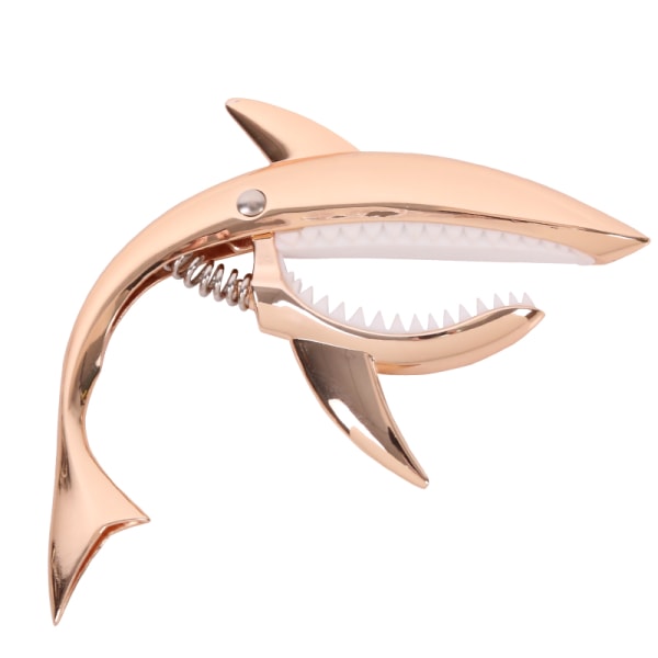 Gitar Capo Shark Akustisk tuner Gitartilbehør Hurtigbytteklemme elektrisk gitar Shark Capo Musikkinstrument Acousti rose gold