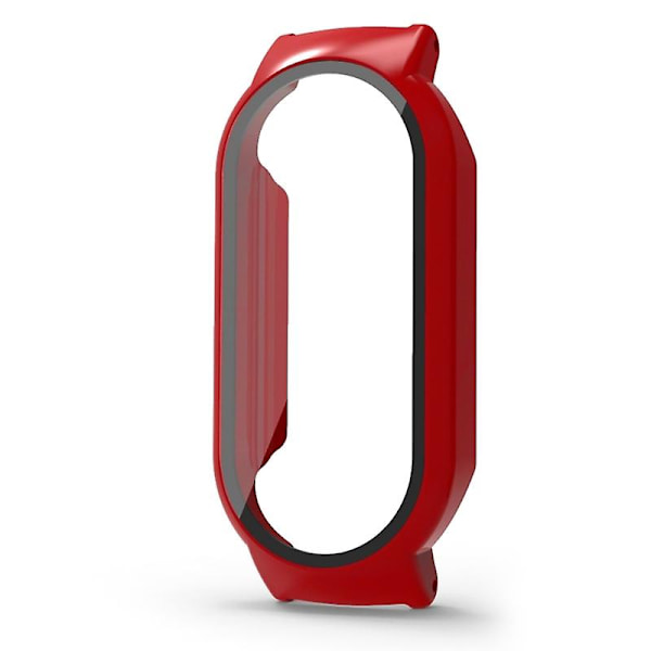 För 8/8 NFC Full Edge-Screen Protector Case Watch Bumper-Shell Dammtätt cover Red