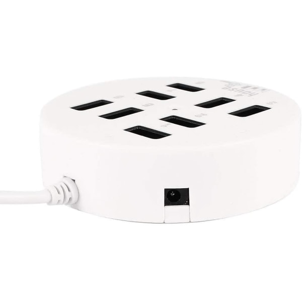 8 Ports Box Multi Data Transmission Usb 2.0 Hub Rund Shape Multi-port White