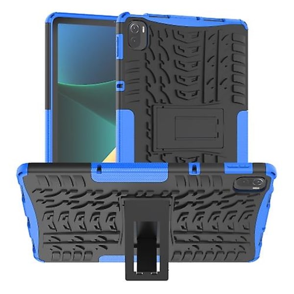 Dekktekstur Tpu + Støtsikker veske til PC med holder for Xiaomi Pad 5/5 Pro Blue