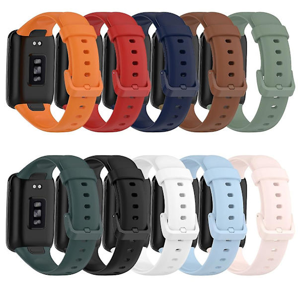 För Band 7 Pro Handledsrem Armband Byte Vattentätt bälte Red