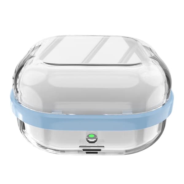 Etui til Samsung Galaxy Buds 2 Pro, TPU PC, Gennemsigtig (Blå) Blue