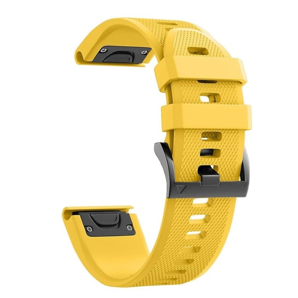 20 mm silikonikellon watch Garmin Fenix ​​5s Plus -puhelimeen Yellow