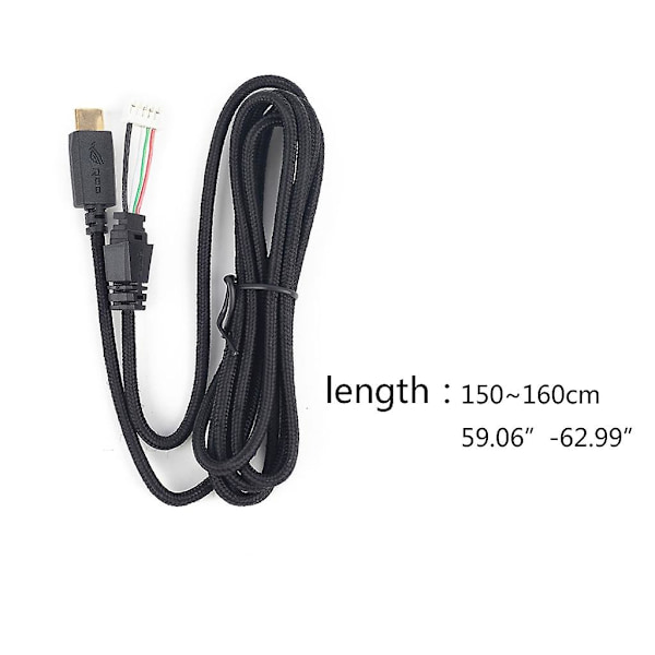 Hörlurskabel ljudkabel för Rog för Delta Usb-c spelheadset