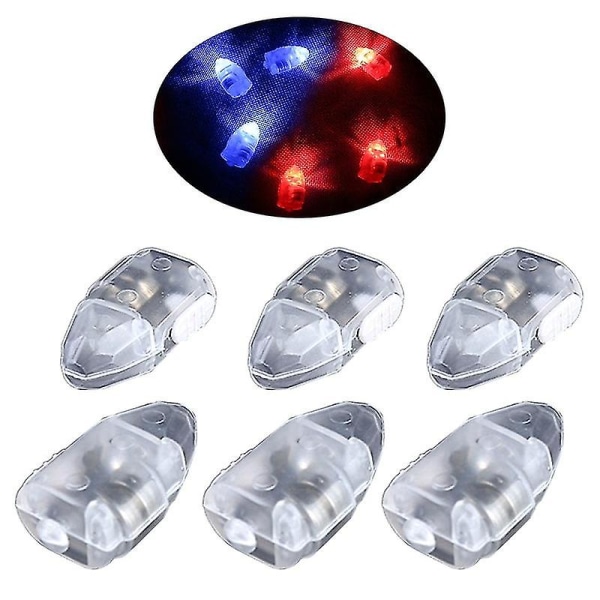 50 stk Led ballonglys med bryterfargeskiftende batteridrevet lys Latern Wick Party Mini Lampe For Hjem Jikaix XC Red - Blue