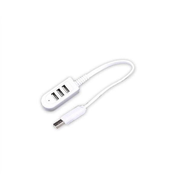 Ryra 3usb Port Hub Universal 3a Laddare Converter Extension Mini USB Dockningsstation USB Hub Digital Datakabel För Dator 120cm black