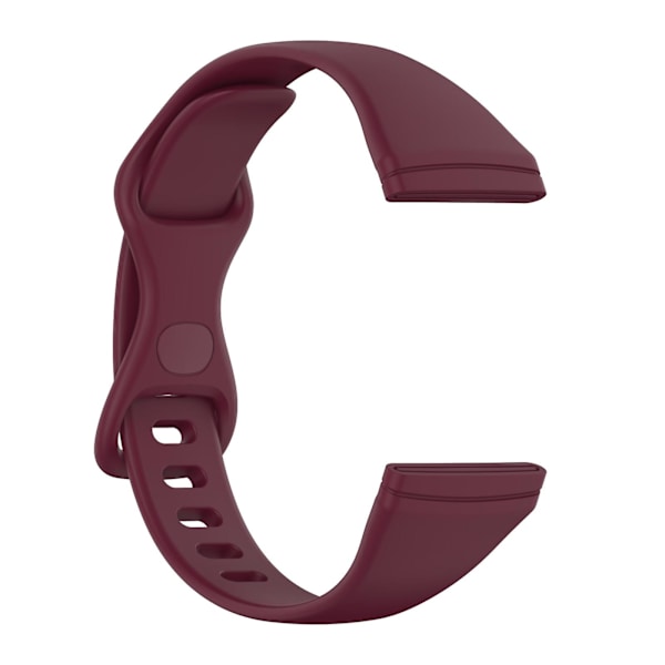 Til Fitbit Versa 4 / Versa 3 / Sense TPU-urrem S Wine Red