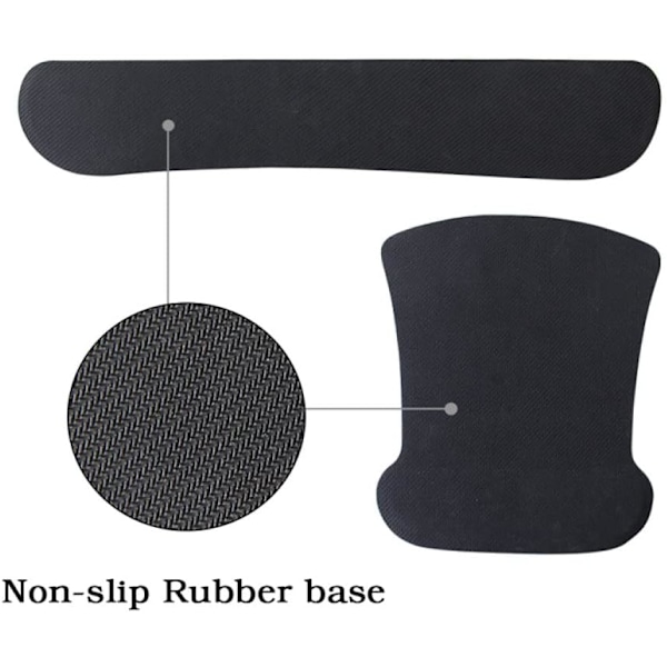 Musmattor med handledsstöd och tangentbords handledsstöd set