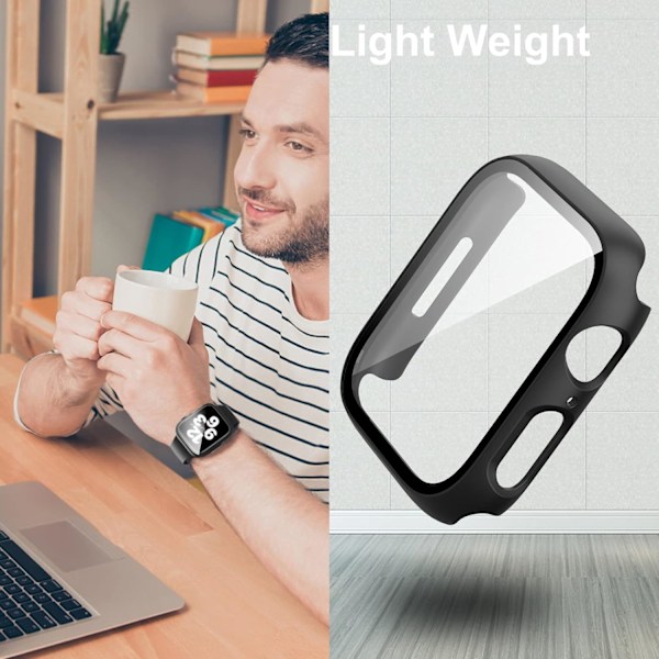 6-pakning etui for Apple Watch Series 3/2/1 42mm skjermbeskytter D