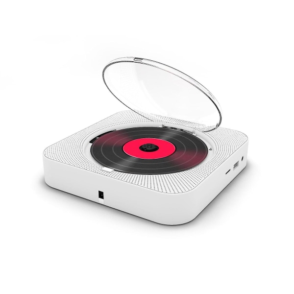 Bärbar CD-spelare Bluetooth högtalare Stereo CD-spelare Led-skärm Väggmonterbar CD-musikspelare med Ir