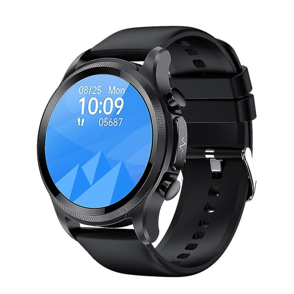 2022 Blodglukose Smart Watch Ecg+ppg Overvågning Blodtryk Kropstemperatur Smartwatch Herre Ip68 Vandtæt Fitness Tracker - Smart Watches Black