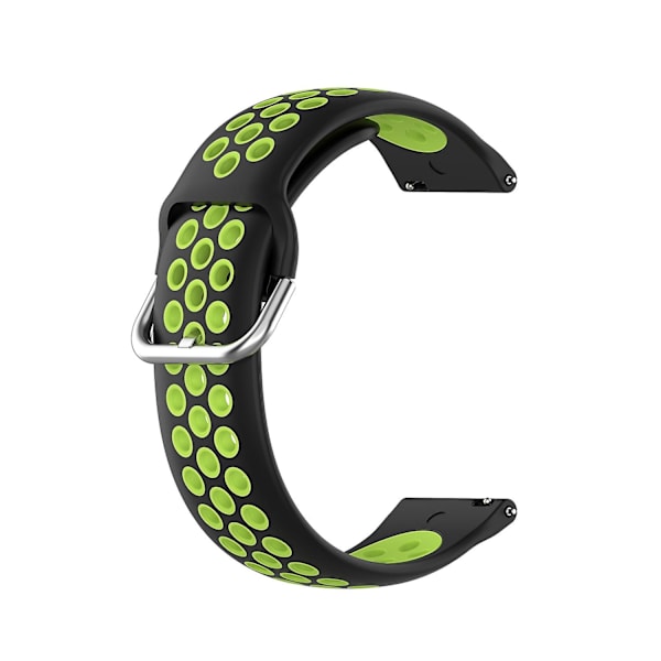22 mm watch för Garmin Vivoactive4 Black  Lime