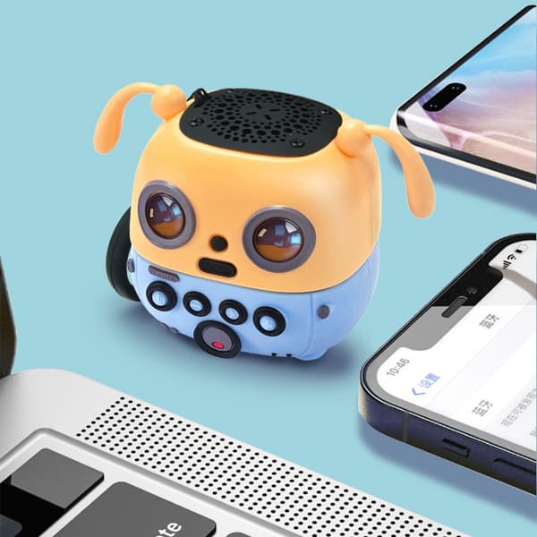 Bluetooth-høyttaler Tk800, Bluetooth 5.0 Liten høyttaler (Kugou)