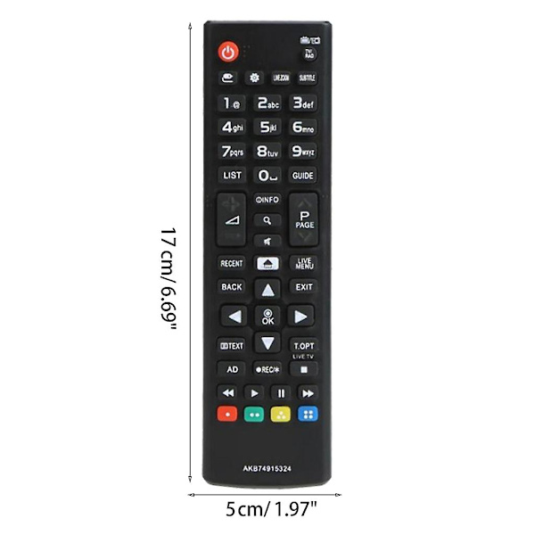 Trådlös TV-fjärrkontroll Smart Remote Controller Akb74915324 för TV