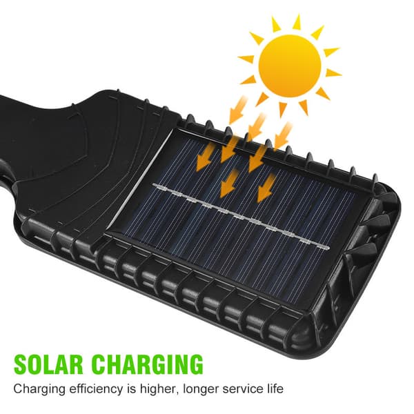 Utendørs Solar Flomlys Lampe 3 Moduser, 60 LED Solar Fjernkontroll Hagelys 60 LED
