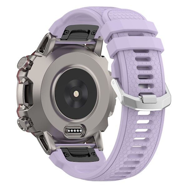Silikoneurrem til Garmin MARQ/Approach S62/S60, udskiftningsurrem med honeycomb-tekstur Purple