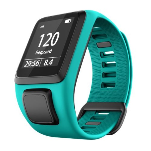 Vaihto silikonihihna TomTom Adventurer / Runner 2 3 / Spark 3:lle Teal