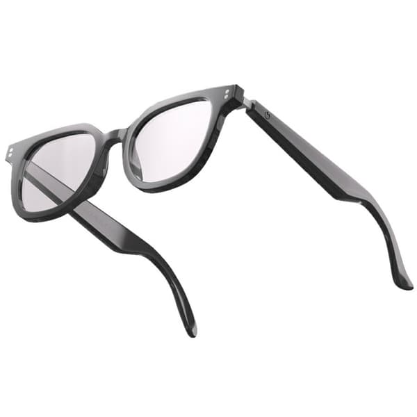 Smarta glasögon A12, AI-realtidsöversättning Bluetooth Open Ear Music (Transparent)