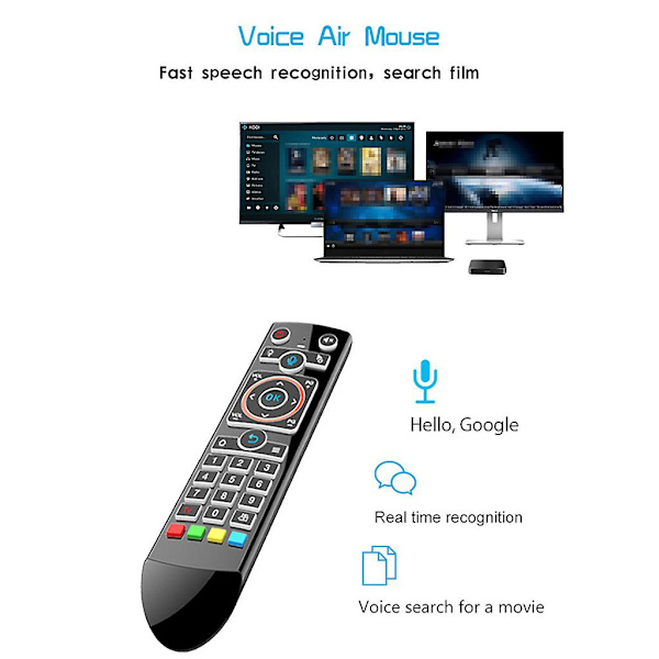 For Smart Voice Remote Control Air Mouse For Tox1 Android Tv Box Vs G20s Pro Backlit version