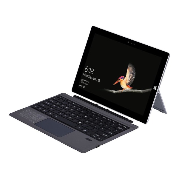 Magnetisk hængslet Bluetooth trådløs tastatur taske Baggrundslys til Surface Pro 3/4/5/7 Go Surface Go