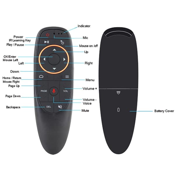Air Fly Mouse G10S, 2.4G RF langaton kaukosäädin