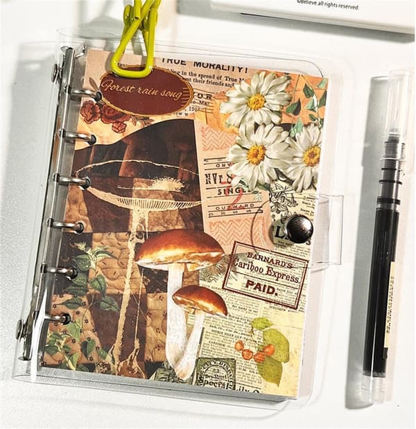 Notatbok - 155 Typer Materiale Scrapbook A6 Sett (Regnskog)