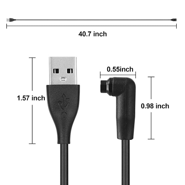 Laturi Coros Apex Pro/Vertix2/3 -malleille (Kulma/1M)