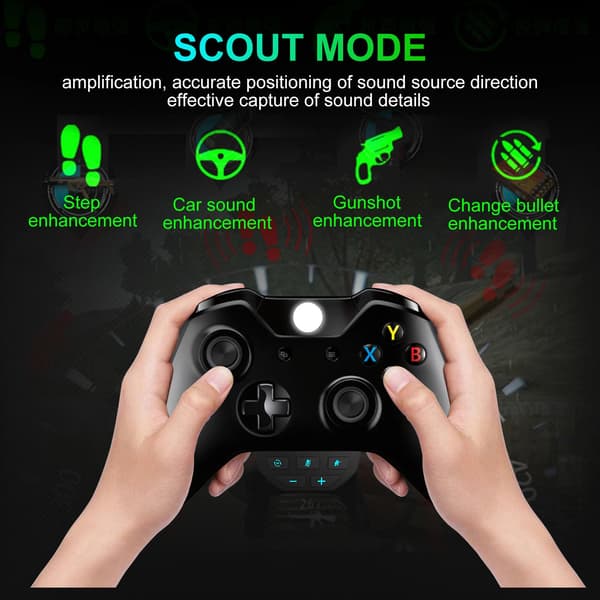 Sovitin - Stereokuulokesovitin Xbox One/X/S-ohjaimelle (musta)