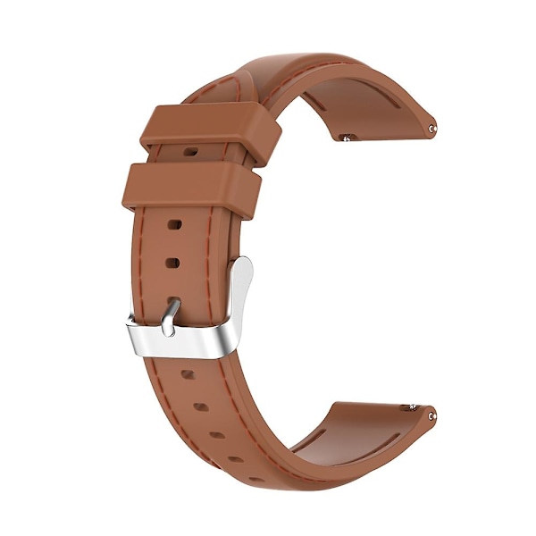 Til Samsung Galaxy Watch 3 41mm 20mm Silikone Watchband Til Samsung Galaxy Watch 3 41mm Brown