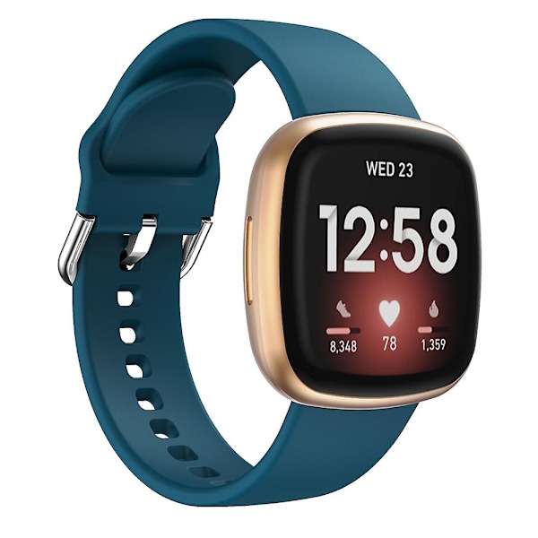 For Fitbit Versa 3 Silikon Watchband Dark Green