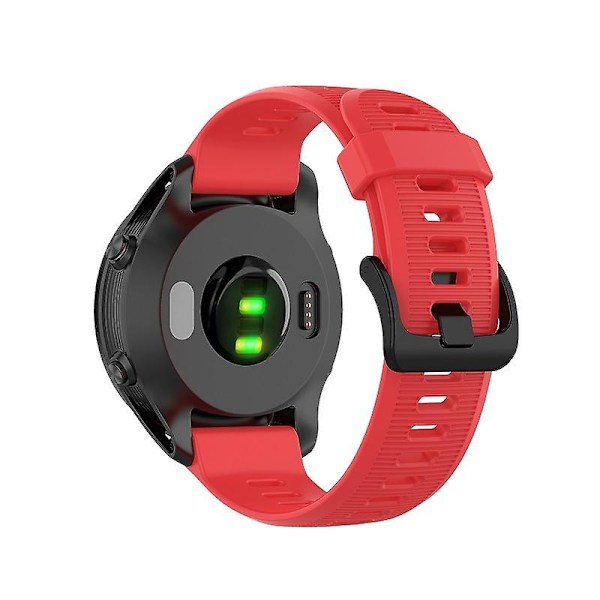 För Garmin Forerunner 945 Silikonklockarmband (Vit) För Garmin Forerunner 945 Red