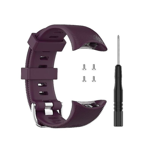 Myk silikon håndleddsrem for Garmin Swim 2 erstatningsklokkerem Smart A02