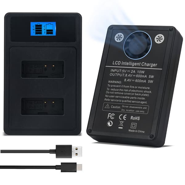 Batteriladdare för Canon-kamera LP-E12 laddare, EOS 100D, M2, M10, M100, Rebel