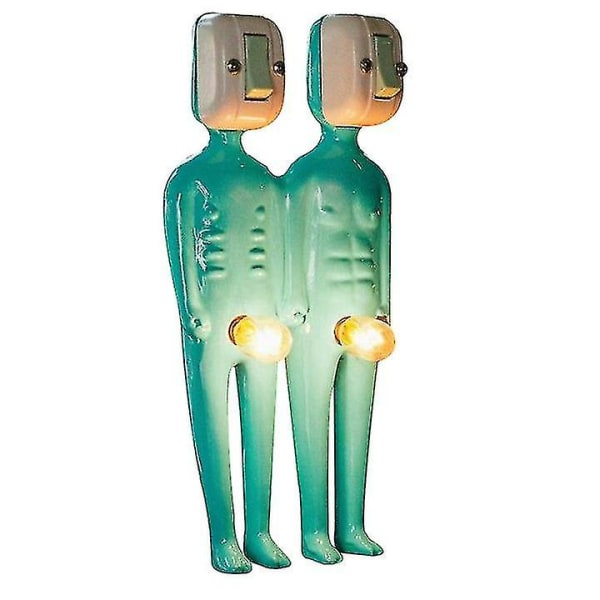 Rolig skrivbordslampa Lampa USB Body Bulb green