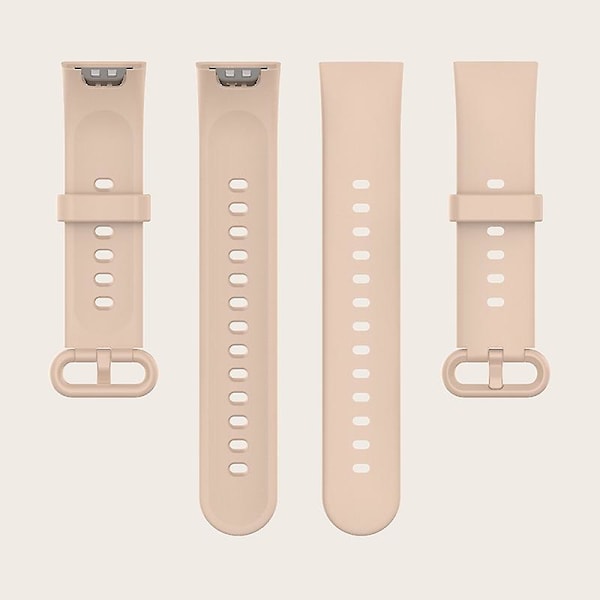 Til Xiaomi Redmi Watch 2mi Watch 2 Lite Watch Band Rem + Watch Case - Elfenbenshvid/Elfenbenshvid Light pink A Xiaomi Redmi Watch 2