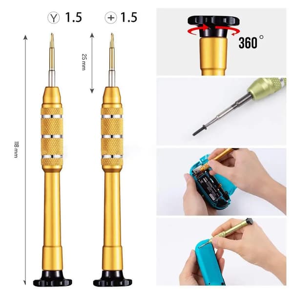 Joystick Udskiftning - 34 I 1 Analog Stick Dele Sæt Til Nintendo Switch Lite Joy Con 3D Joystick