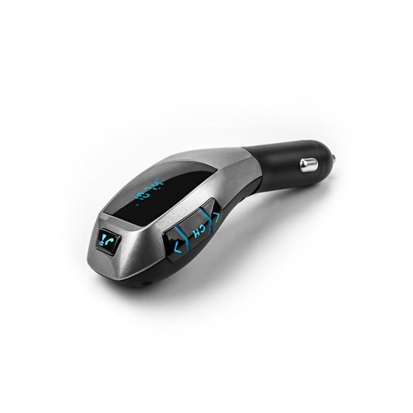 Bluetooth Bil MP3-afspiller med FM-sender og håndfri opkaldsfunktion (Sort)