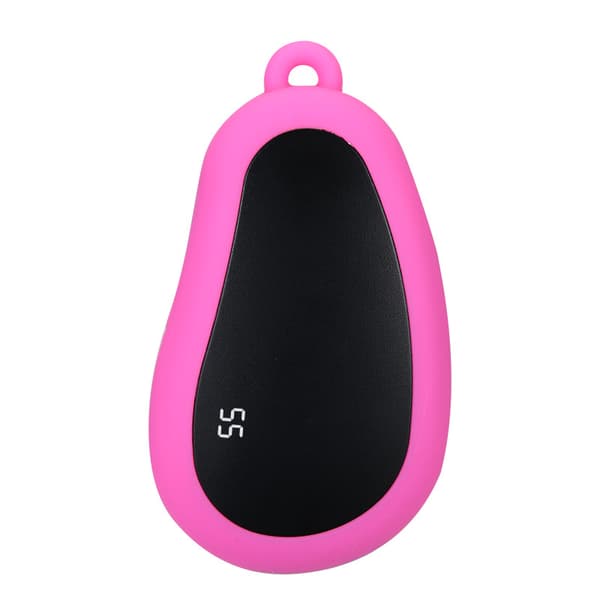 Håndvarmer USB Lommestørrelse, Bluetooth-forbindelse tillader videostreaming (Rosenrød)