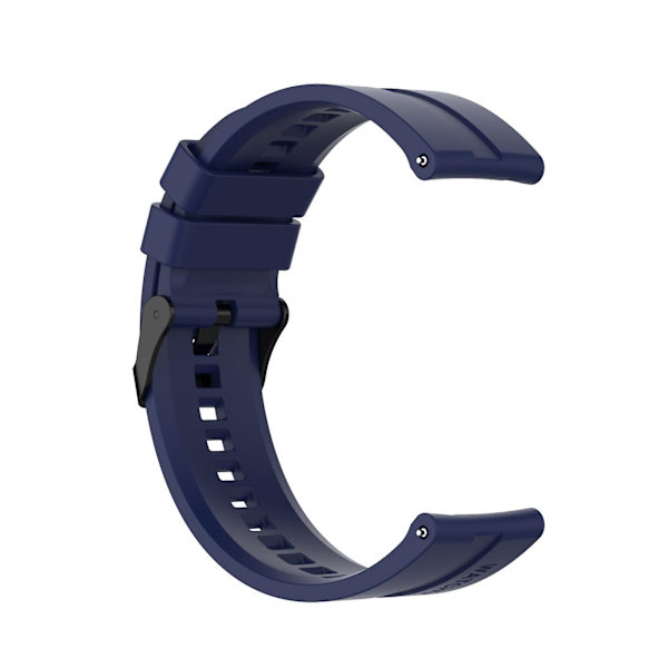 Til Huawei Watch Gt 2 46mm urrem med sort spænde Midnight Blue