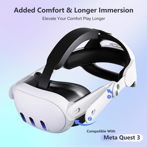 Justerbar Ersättningshuvudrem För Oculus Quest 3