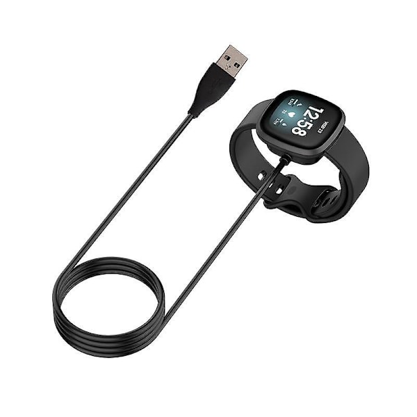 Latauskaapeli fitbit versa3 sense USB laturiin