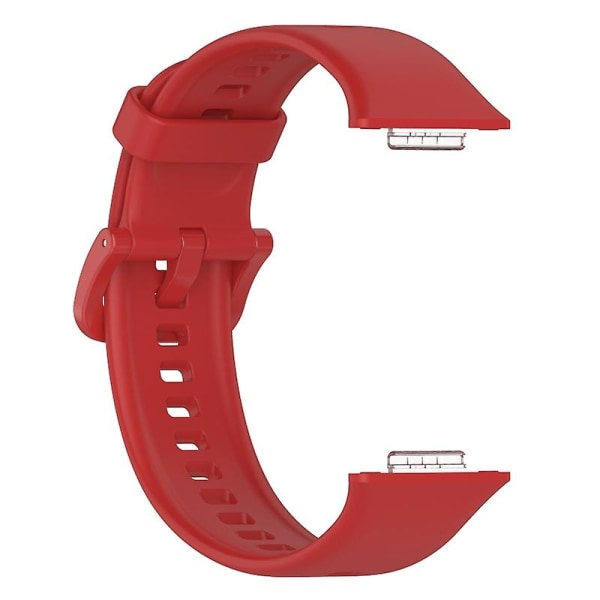 Gummirem till Huawei Watch Fit 2 för Smart Armband Armband Tillbehör Förbud Red