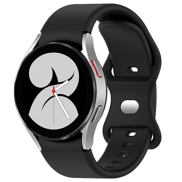 Samsung Galaxy Watch 4/Watch 4 Classic -rannekke 20 mm, rannekoru perhoslu soljella Black, Black D Samsung Galaxy Watch4