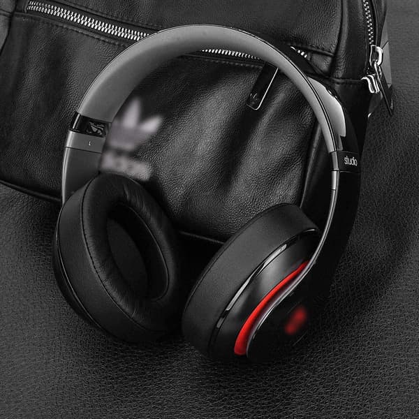 Erstatningsøreputer for Beats Studio 2 og Studio 3 kablede og trådløse hodetelefoner, svart